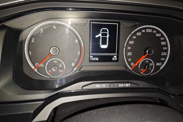 Used Volkswagen Polo 2019 Plus 1.5L Automatic Panoramic Enjoyment Edition Odometer Close Up