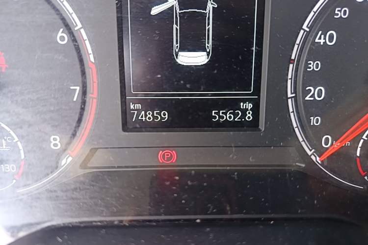Used Volkswagen Polo 2019 Plus 1.5L Automatic Colorful Technology Edition Odometer Close Up