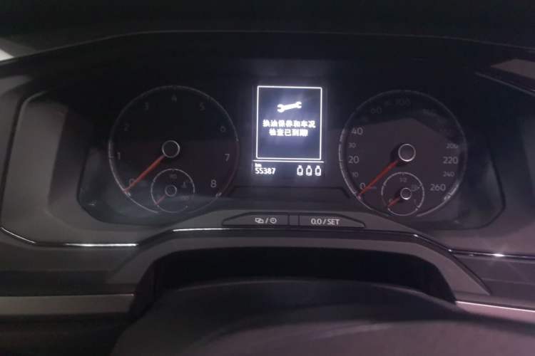 Used Volkswagen Polo 2019 Plus 1.5L Automatic Panoramic Enjoyment Edition Odometer Close Up