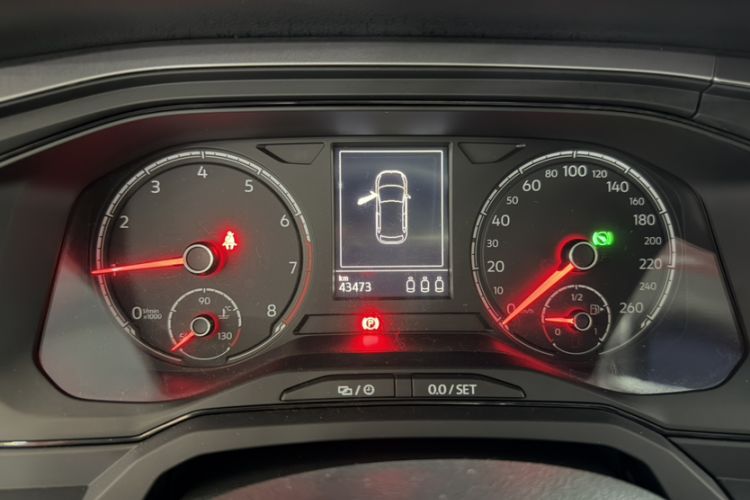 Used Volkswagen Polo 2019 Plus 1.5L Automatic Panoramic Enjoyment Edition Odometer Close Up