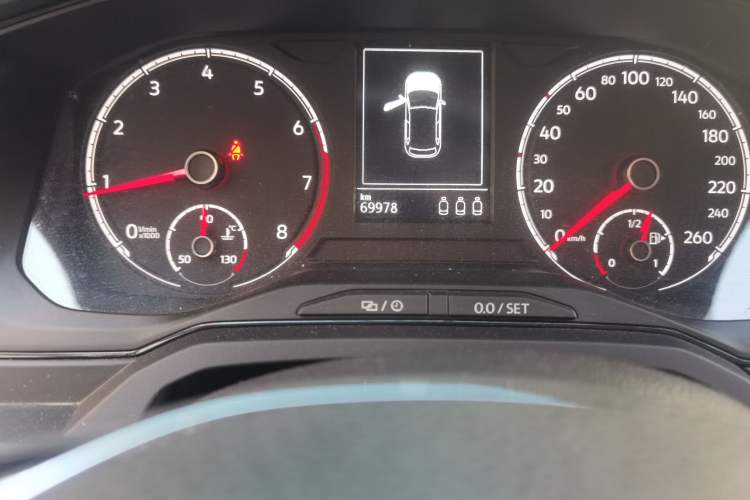 Used Volkswagen Polo 2019 Plus 1.5L Automatic Panoramic Enjoyment Edition Odometer Close Up