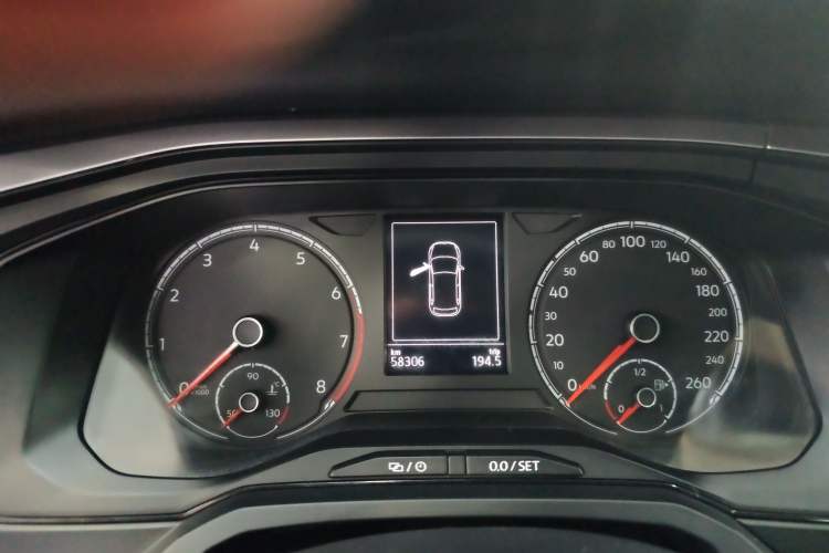 Used Volkswagen Polo 2019 Plus 1.5L Automatic Panoramic Enjoyment Edition Odometer Close Up