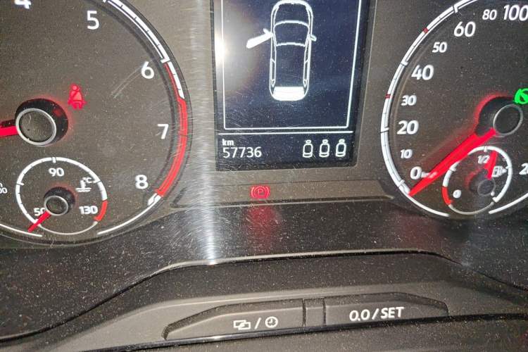 Used Volkswagen Polo 2019 Plus 1.5L Automatic Panoramic Enjoyment Edition Odometer Close Up