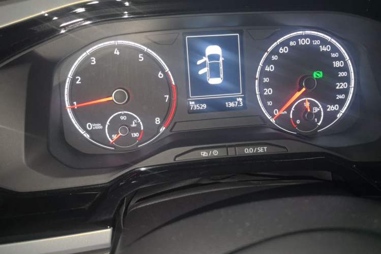 Used Volkswagen Polo 2019 Plus 1.5L Automatic Colorful Technology Edition Odometer Close Up