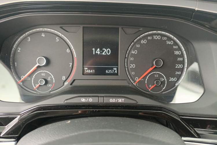 Used Volkswagen Polo 2019 Plus 1.5L Automatic Colorful Technology Edition Odometer Close Up