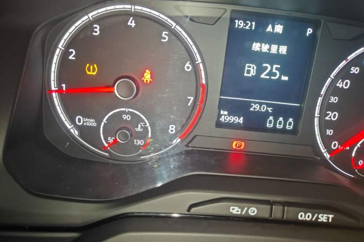 Used Volkswagen Polo 2019 Plus 1.5L Automatic Panoramic Enjoyment Edition Odometer Close Up