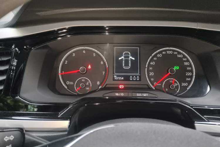 Used Volkswagen Polo 2019 Plus 1.5L Automatic Colorful Technology Edition Odometer Close Up