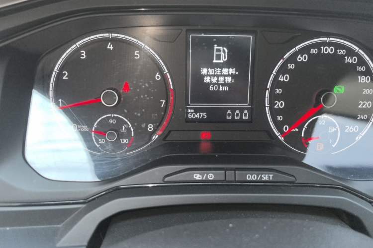Used Volkswagen Polo 2019 Plus 1.5L Automatic Panoramic Enjoyment Edition Odometer Close Up