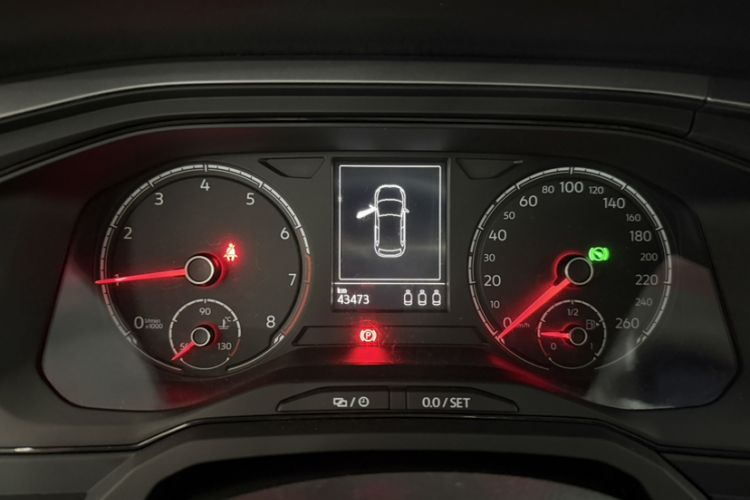 Used Volkswagen Polo 2019 Plus 1.5L Automatic Panoramic Enjoyment Edition Odometer Close Up