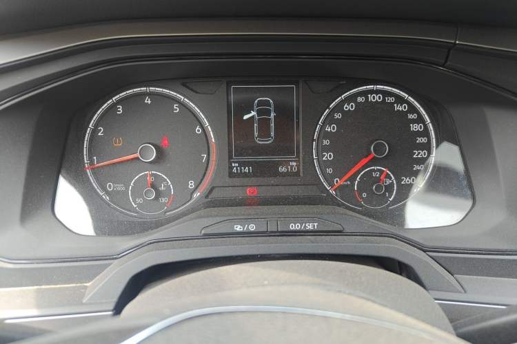 Used Volkswagen Polo 2019 Plus 1.5L Automatic Panoramic Enjoyment Edition Odometer Close Up