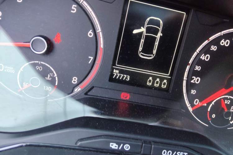 Used Volkswagen Polo 2019 Plus 1.5L Automatic Panoramic Enjoyment Edition Odometer Close Up