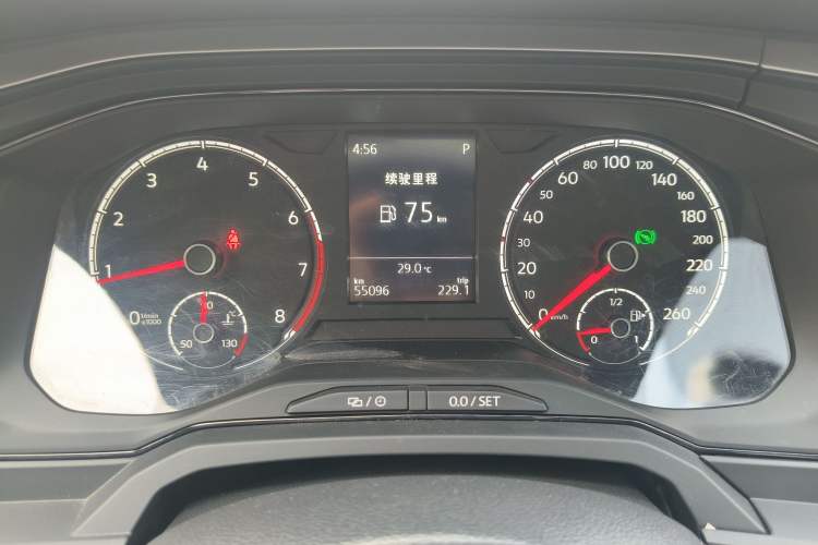 Used Volkswagen Polo 2019 Plus 1.5L Automatic Panoramic Enjoyment Edition Odometer Close Up