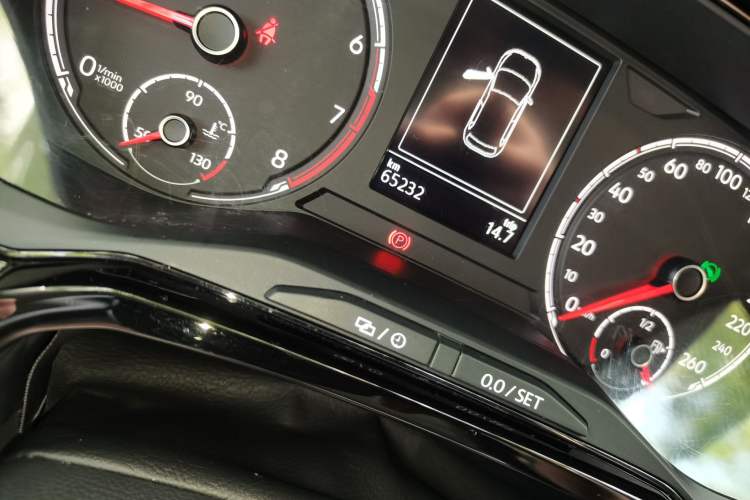 Used Volkswagen Polo 2019 Plus 1.5L Automatic Colorful Technology Edition Odometer Close Up