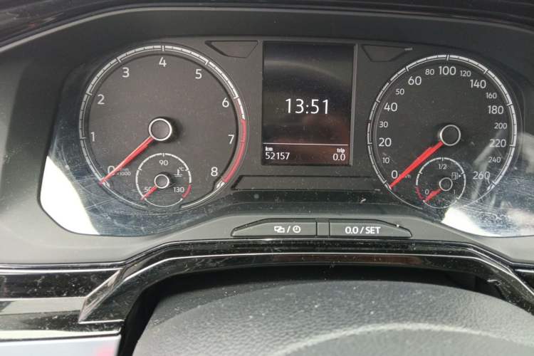 Used Volkswagen Polo 2019 Plus 1.5L Automatic Colorful Technology Edition Odometer Close Up