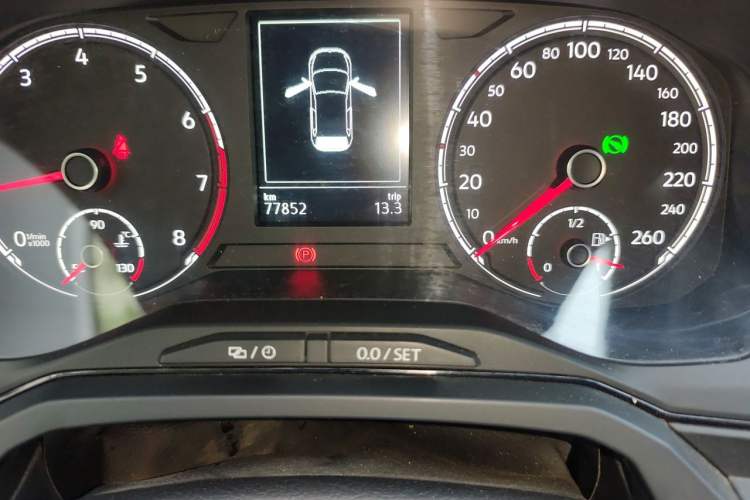 Used Volkswagen Polo 2019 Plus 1.5L Automatic Panoramic Enjoyment Edition Odometer Close Up