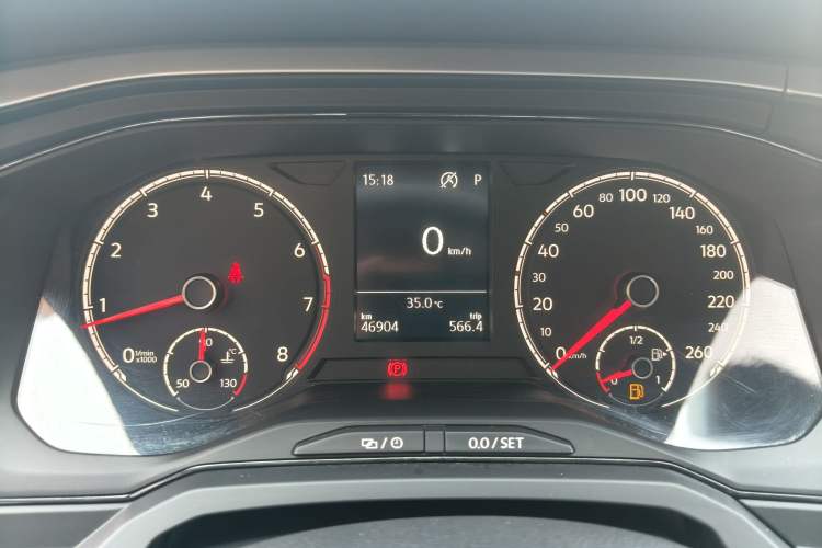 Used Volkswagen Polo 2019 Plus 1.5L Automatic Panoramic Enjoyment Edition Odometer Close Up