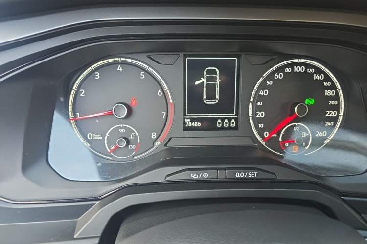 Used Volkswagen Polo 2019 Plus 1.5L Automatic Panoramic Enjoyment Edition Odometer Close Up