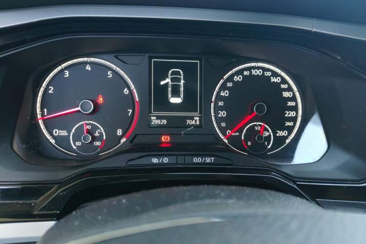 Used Volkswagen Polo 2019 Plus 1.5L Automatic Colorful Technology Edition Odometer Close Up