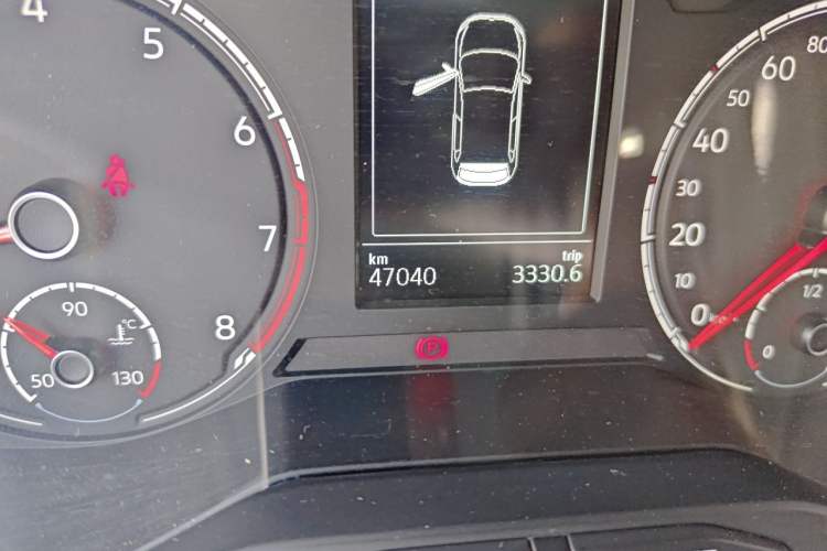 Used Volkswagen Polo 2019 Plus 1.5L Automatic Panoramic Enjoyment Edition Odometer Close Up