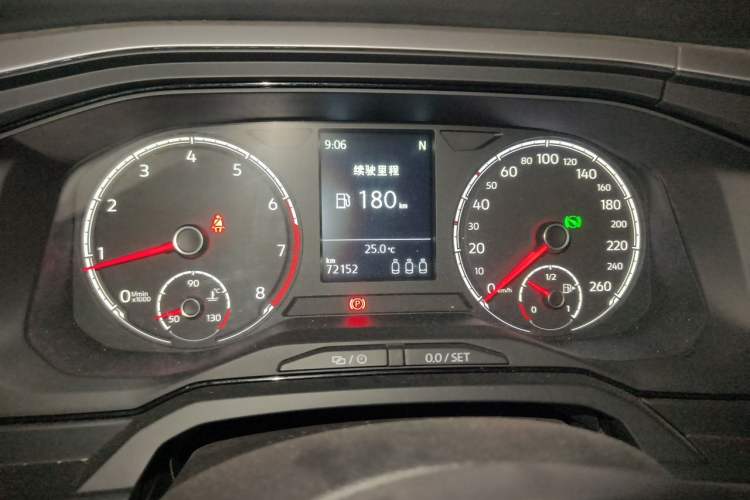 Used Volkswagen Polo 2019 Plus 1.5L Automatic Panoramic Enjoyment Edition Odometer Close Up