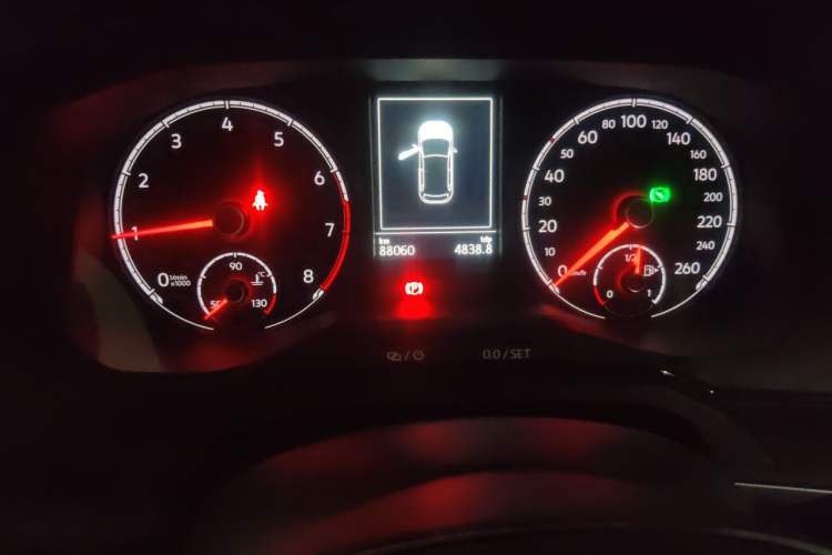 Used Volkswagen Polo 2019 Plus 1.5L Automatic Panoramic Enjoyment Edition Odometer Close Up