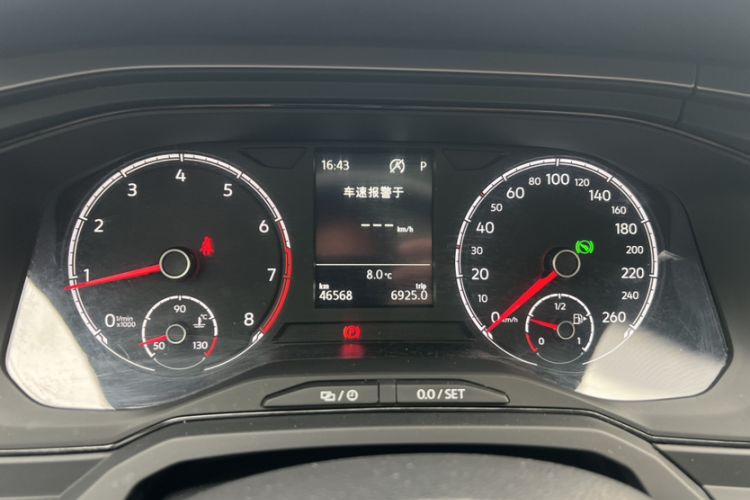 Used Volkswagen Polo 2019 Plus 1.5L Automatic Panoramic Enjoyment Edition Odometer Close Up