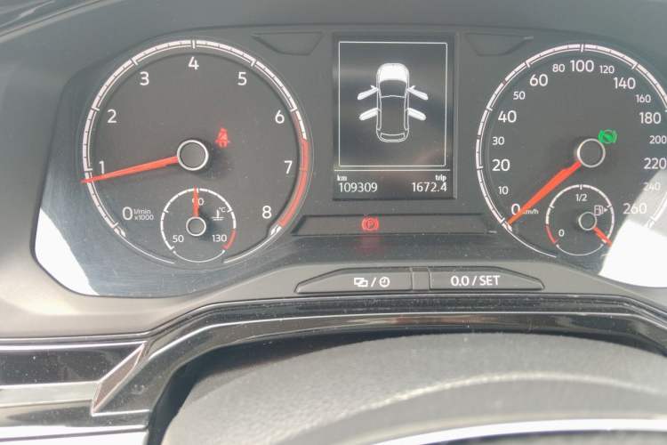 Used Volkswagen Polo 2019 Plus 1.5L Automatic Colorful Technology Edition Odometer Close Up