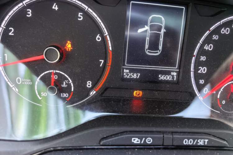 Used Volkswagen Polo 2019 Plus 1.5L Automatic Panoramic Enjoyment Edition Odometer Close Up