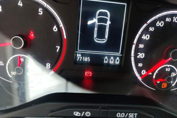 Used Volkswagen Polo 2019 Plus 1.5L Automatic Panoramic Enjoyment Edition Odometer Close Up