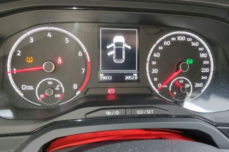 Used Volkswagen Polo 2019 Plus 1.5L Automatic Panoramic Enjoyment Edition Odometer Close Up