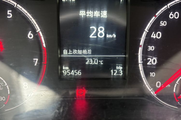 Used Volkswagen Polo 2019 Plus 1.5L Automatic Panoramic Enjoyment Edition Odometer Close Up