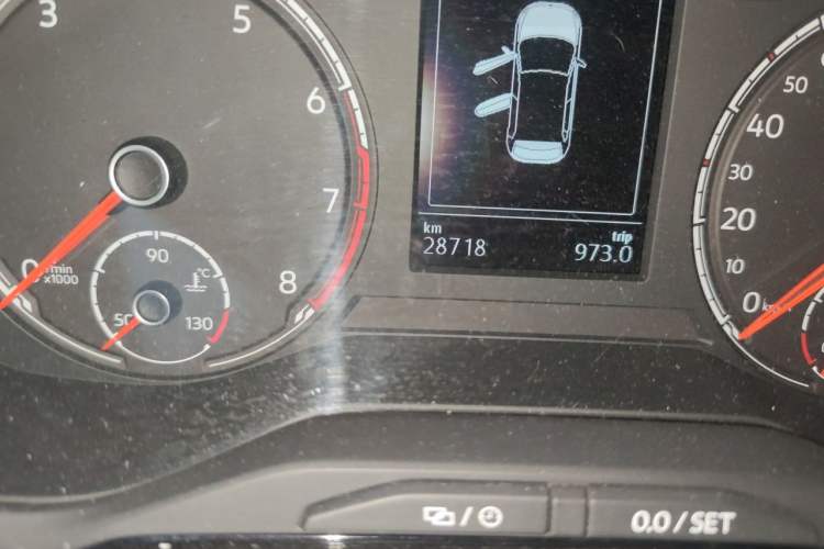 Used Volkswagen Polo 2019 Plus 1.5L Automatic Colorful Technology Edition Odometer Close Up