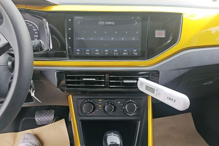 Used Volkswagen Polo 2019 Plus 1.5L Automatic Colorful Technology Edition Audio And AC Panel