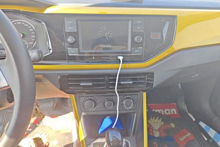 Used Volkswagen Polo 2019 Plus 1.5L Automatic Colorful Technology Edition Audio And AC Panel