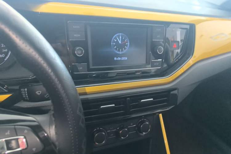 Used Volkswagen Polo 2019 Plus 1.5L Automatic Colorful Technology Edition Audio And AC Panel