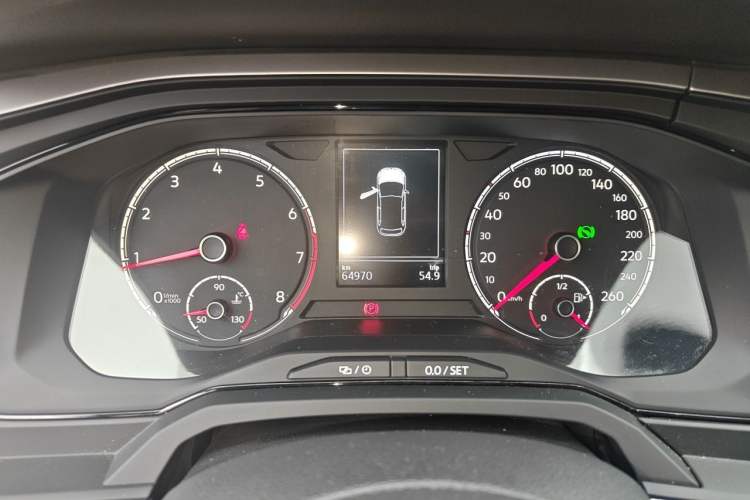 Used Volkswagen Polo 2019 Plus 1.5L Automatic Panoramic Enjoyment Edition Odometer Close Up