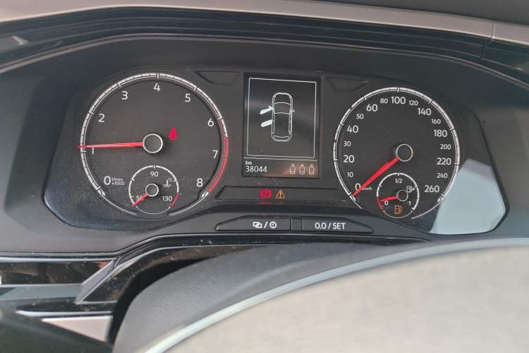 Used Volkswagen Polo 2021 Plus 1.5L Automatic Colorful Tech Edition Odometer Close Up