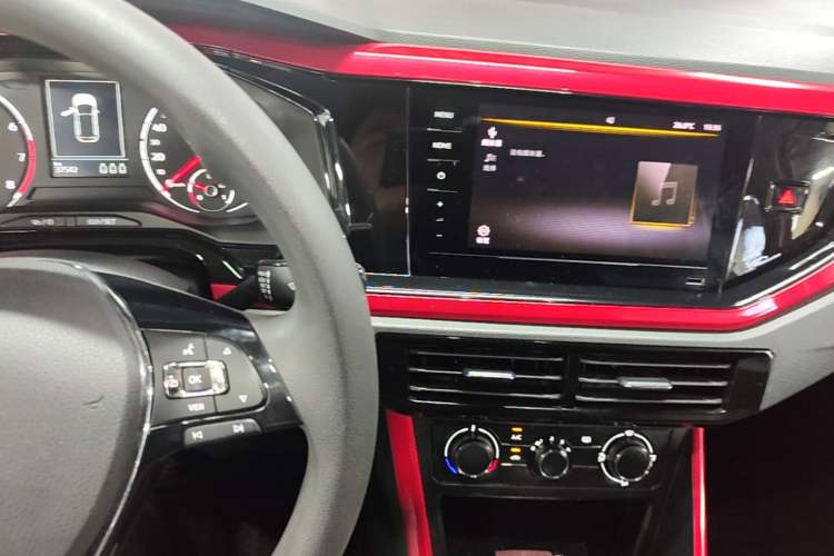 Used Volkswagen Polo 2021 Plus 1.5L Automatic Colorful Tech Edition Audio And AC Panel