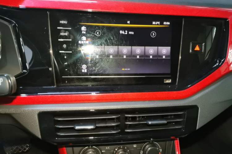 Used Volkswagen Polo 2021 Plus 1.5L Automatic Colorful Tech Edition Audio And AC Panel