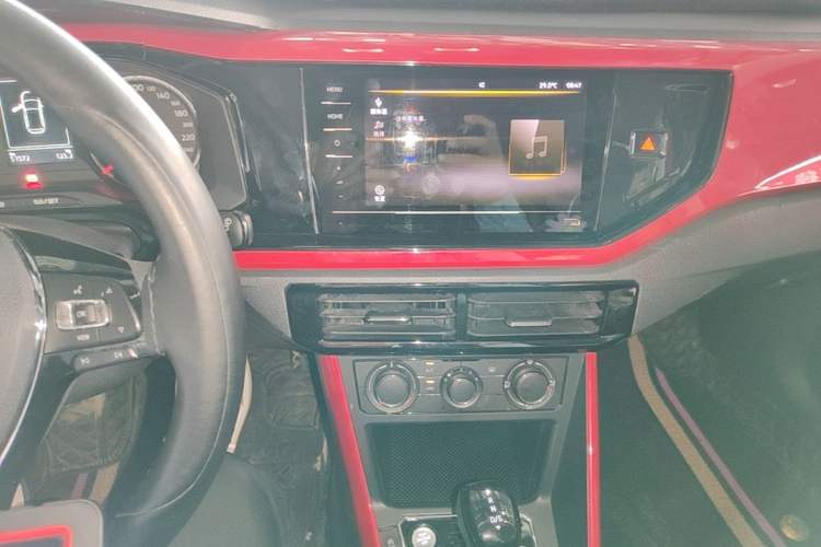 Used Volkswagen Polo 2021 Plus 1.5L Automatic Colorful Tech Edition Audio And AC Panel