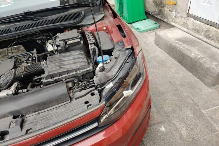 Used Volkswagen Polo 2021 Plus 1.5L Automatic Colorful Tech Edition Engine Bay Left