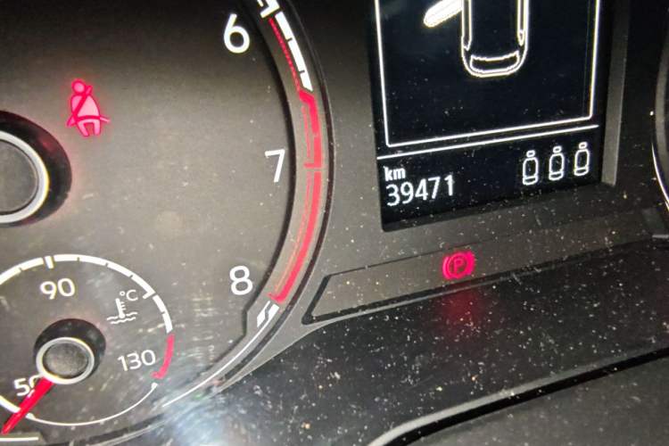 Used Volkswagen Polo 2021 Plus 1.5L Automatic Colorful Tech Edition Odometer Close Up