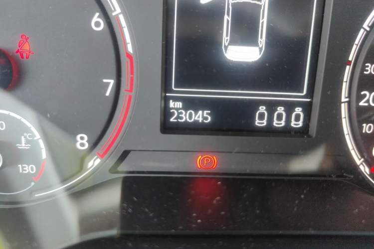 Used Volkswagen Polo 2021 Plus 1.5L Automatic Colorful Tech Edition Odometer Close Up