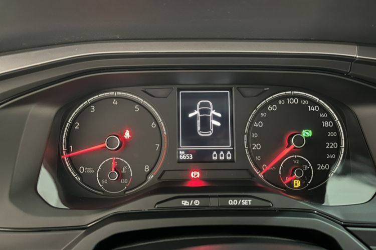 Used Volkswagen Polo 2021 Plus 1.5L Automatic Panoramic Enjoyment Edition Odometer Close Up