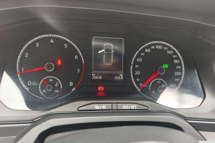 Used Volkswagen Polo 2021 Plus 1.5L Automatic Panoramic Enjoyment Edition Odometer Close Up