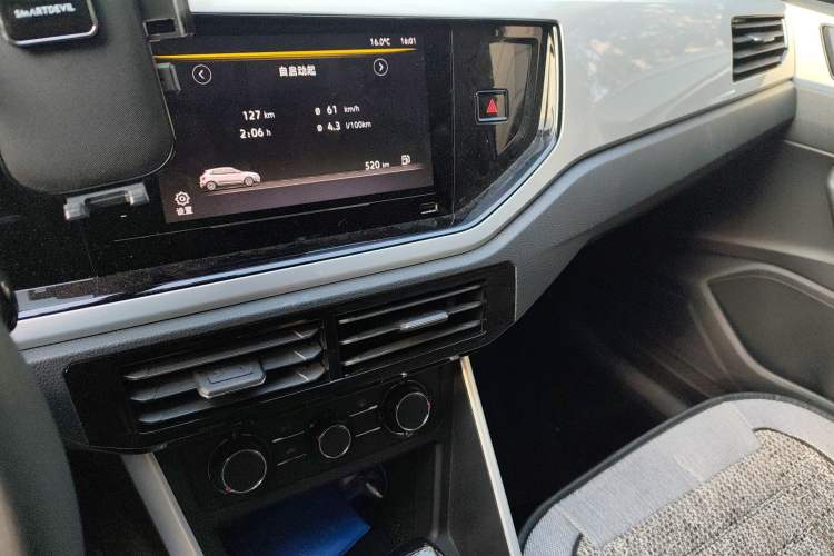 Used Volkswagen Polo 2021 Plus 1.5L Automatic Colorful Tech Edition Audio And AC Panel
