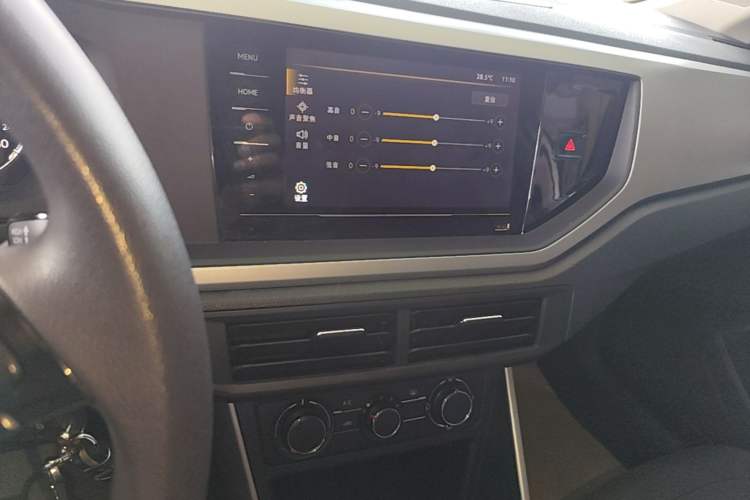 Used Volkswagen Polo 2021 Plus 1.5L Automatic Panoramic Enjoyment Edition Audio And AC Panel