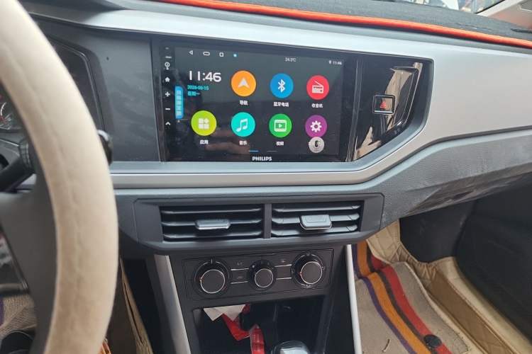 Used Volkswagen Polo 2021 Plus 1.5L Automatic Panoramic Enjoyment Edition Audio And AC Panel