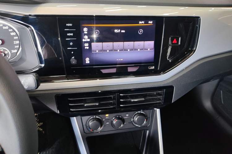 Used Volkswagen Polo 2021 Plus 1.5L Automatic Colorful Tech Edition Audio And AC Panel