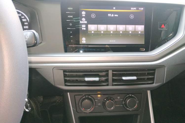 Used Volkswagen Polo 2021 Plus 1.5L Automatic Panoramic Enjoyment Edition Audio And AC Panel